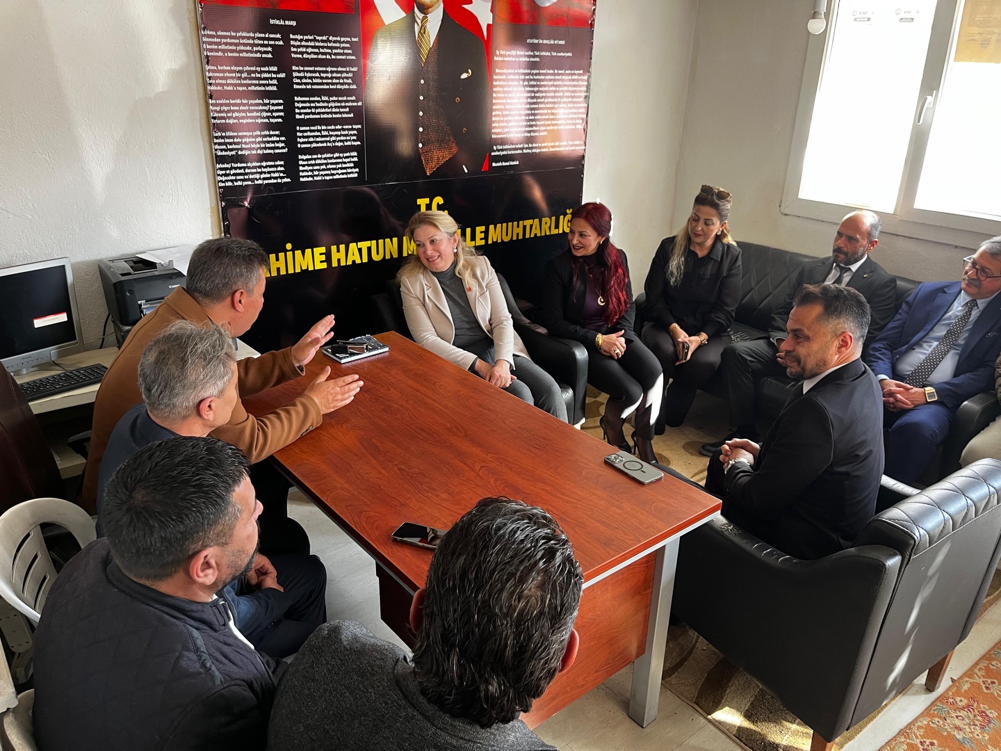 Chp Osmaniye Sahada Esnaf Ve Muhtarlarla Buluşma (7)