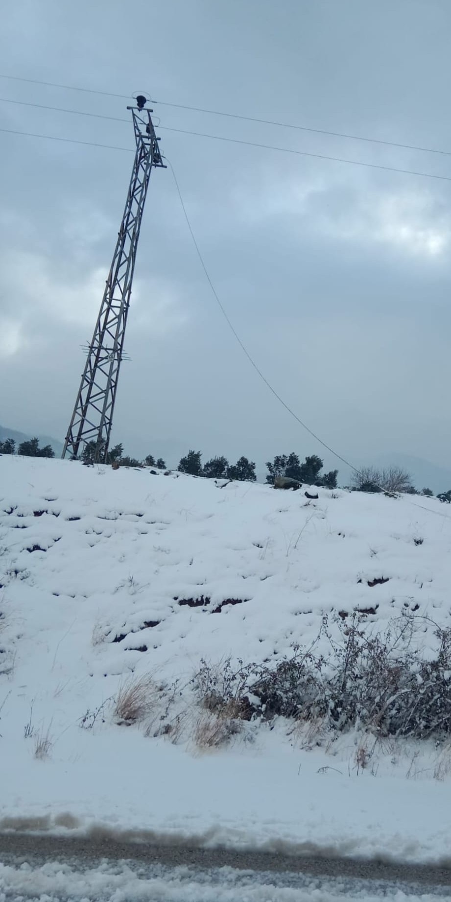 Düziçi’nde Kar Hayatı Felç Etti (4)