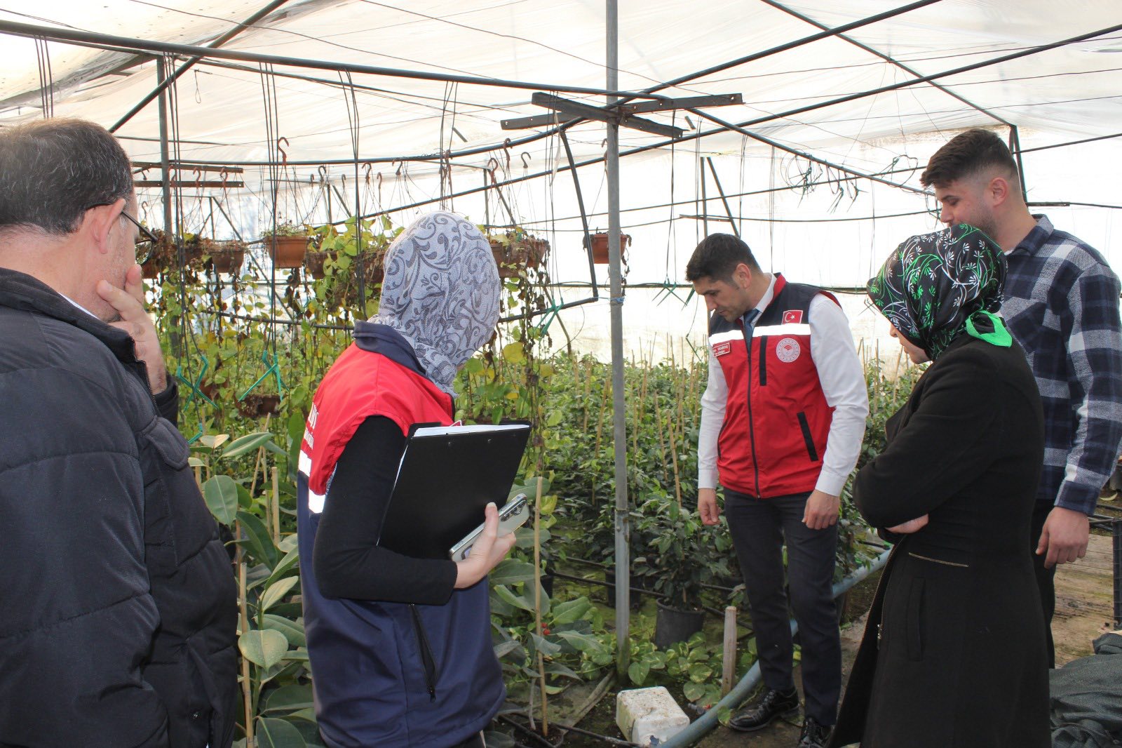 Düziçi’nde Süs Bitkisi Serasında İnceleme (9)