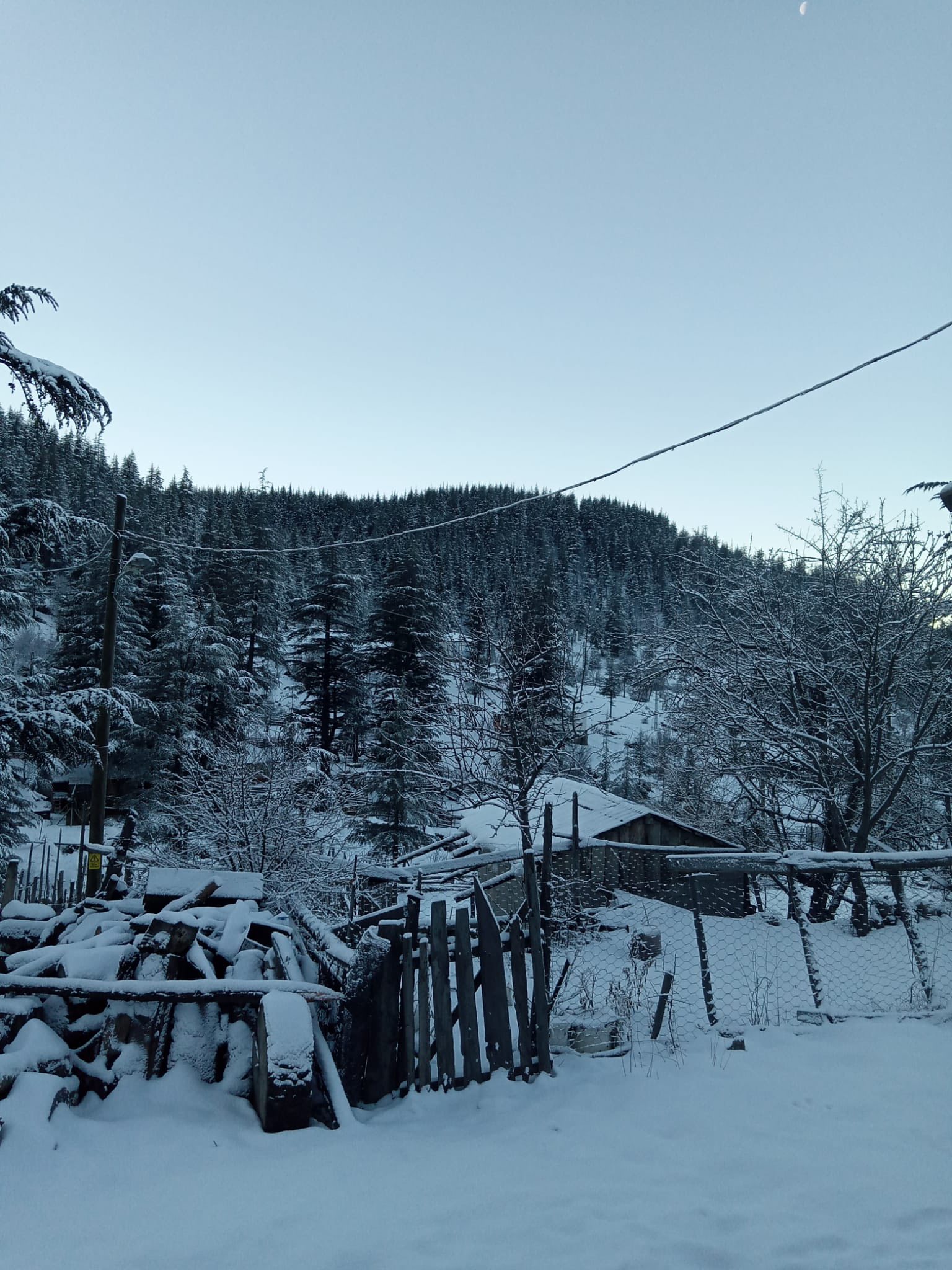 Kadirli Yaylaları Beyaz Gelinliğini Giydi Toroslar’da Kış Masalı (1)