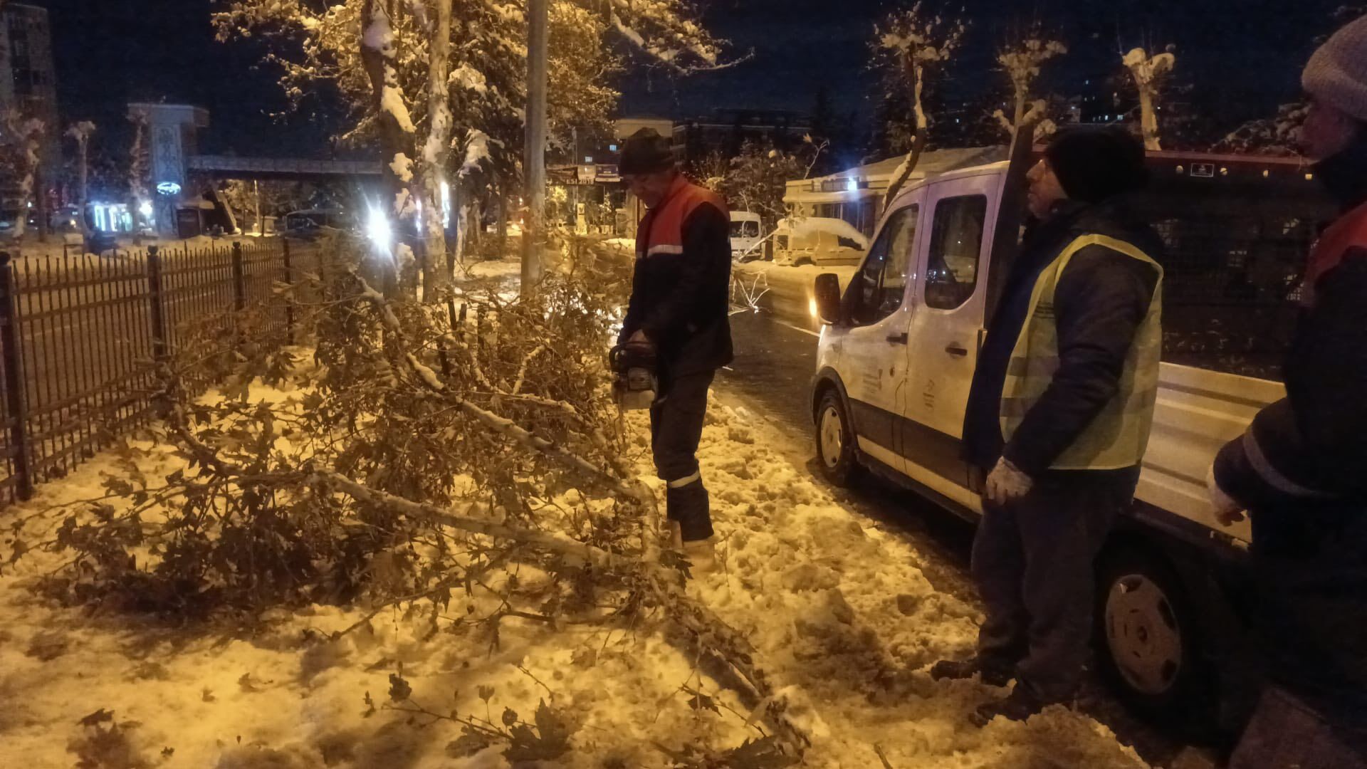 Kahramanmaraş’ta Kar Mesaisi (4)