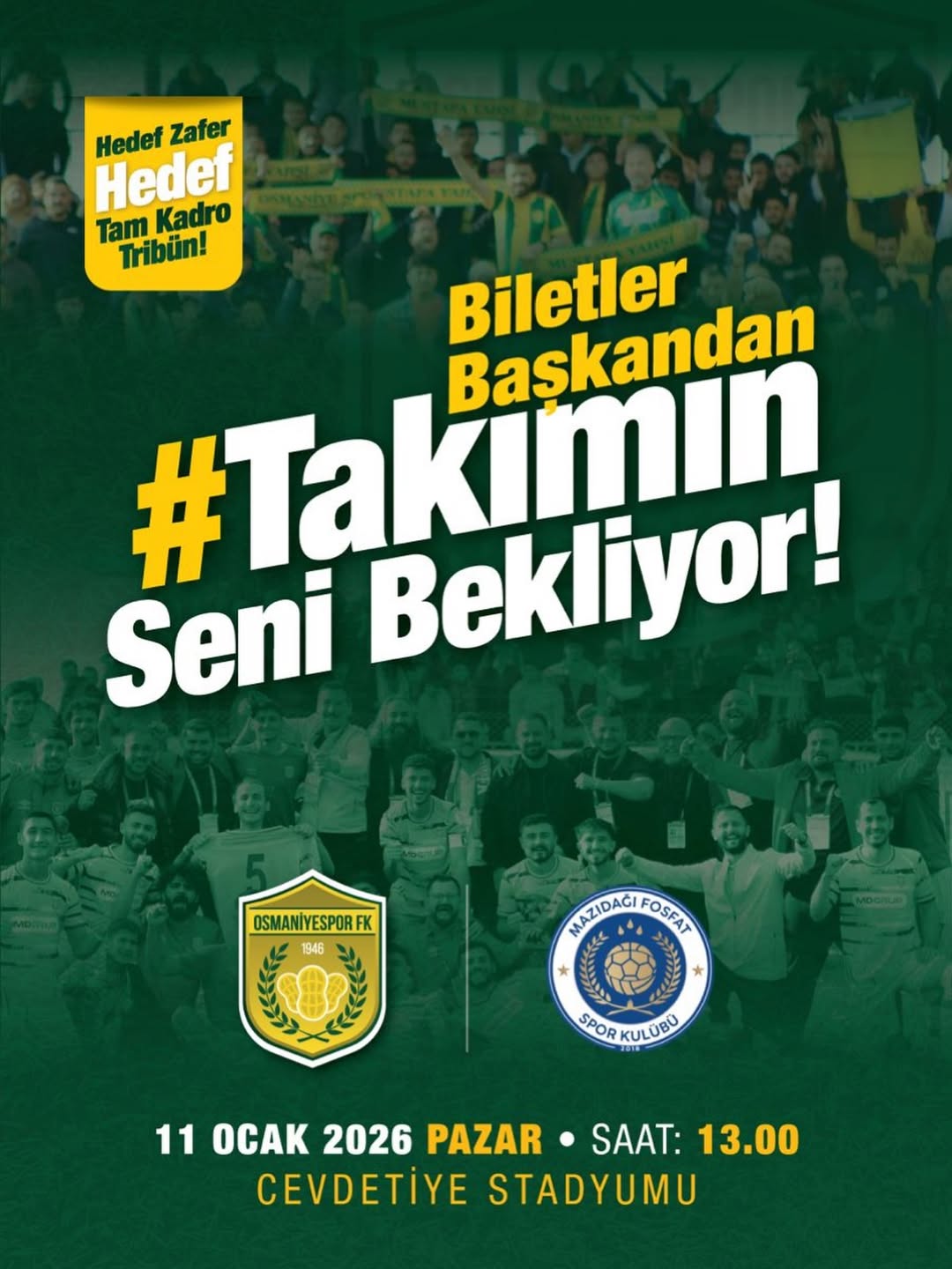 Md Grup Osmaniyespor’da Biletler Başkan Demir’den 2