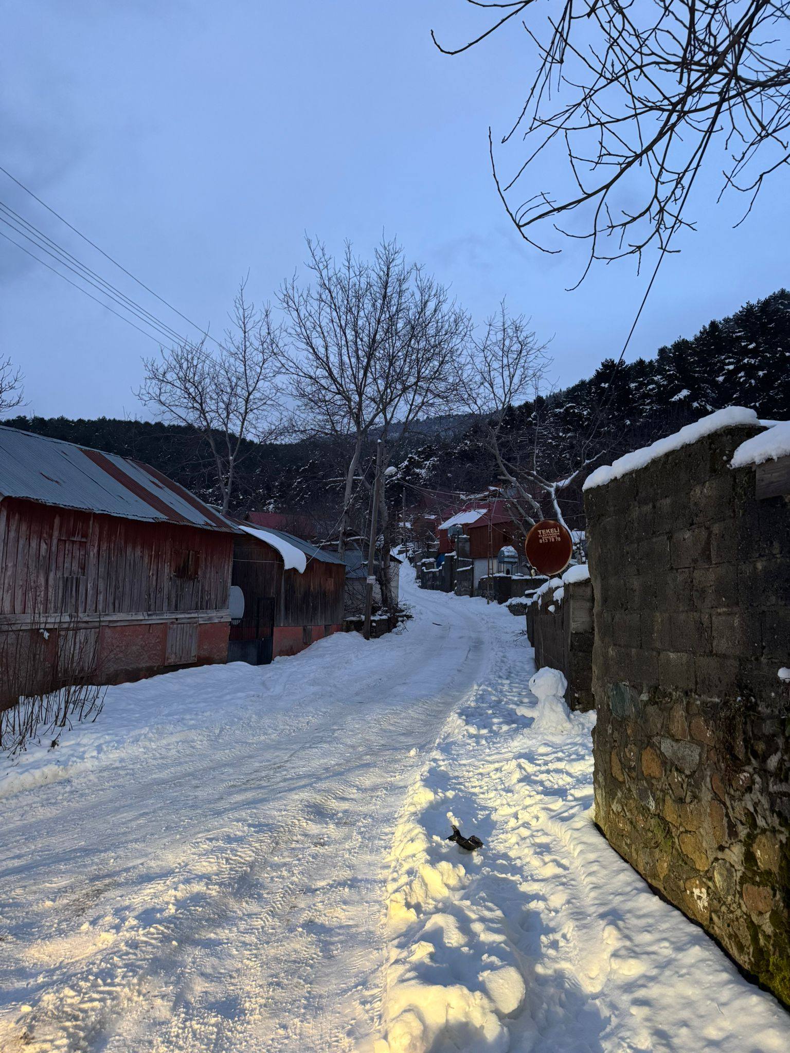 Osmaniye Zorkun Yaylası Yörükler Mahallesi Kış Güzellikleri4