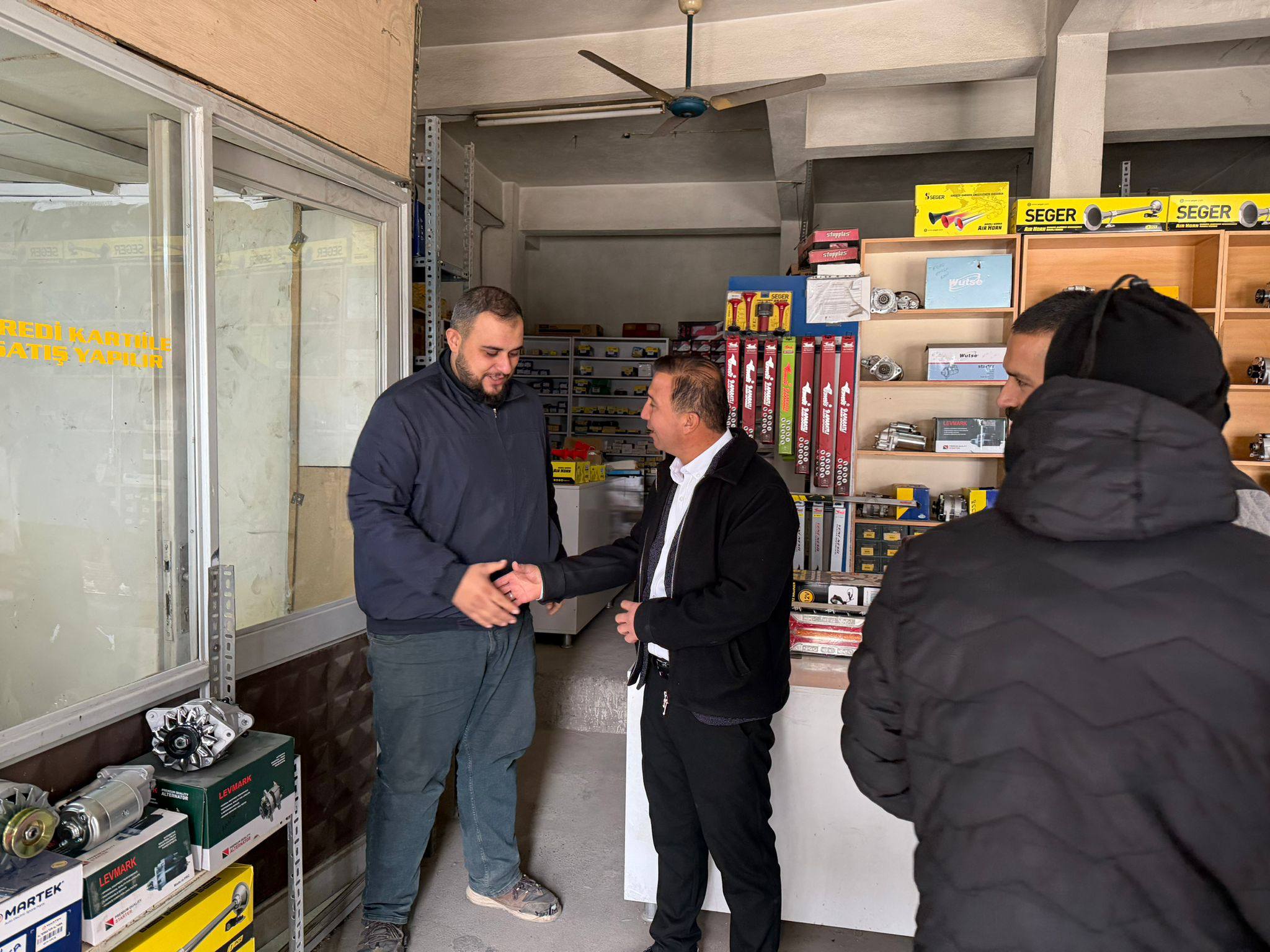 Şekeroğlu’ndan Kadirli Sanayi Esnafına Ziyaret (2)