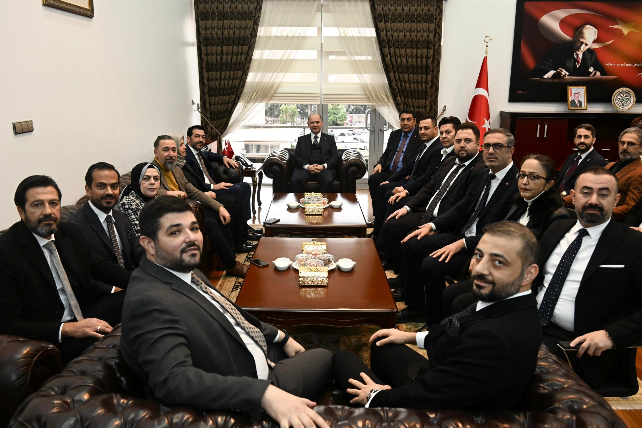 Vali Serdengeçti, Ak Parti İl Başkanı Binboğa Ve Yönetimini Makamında Ağırladı