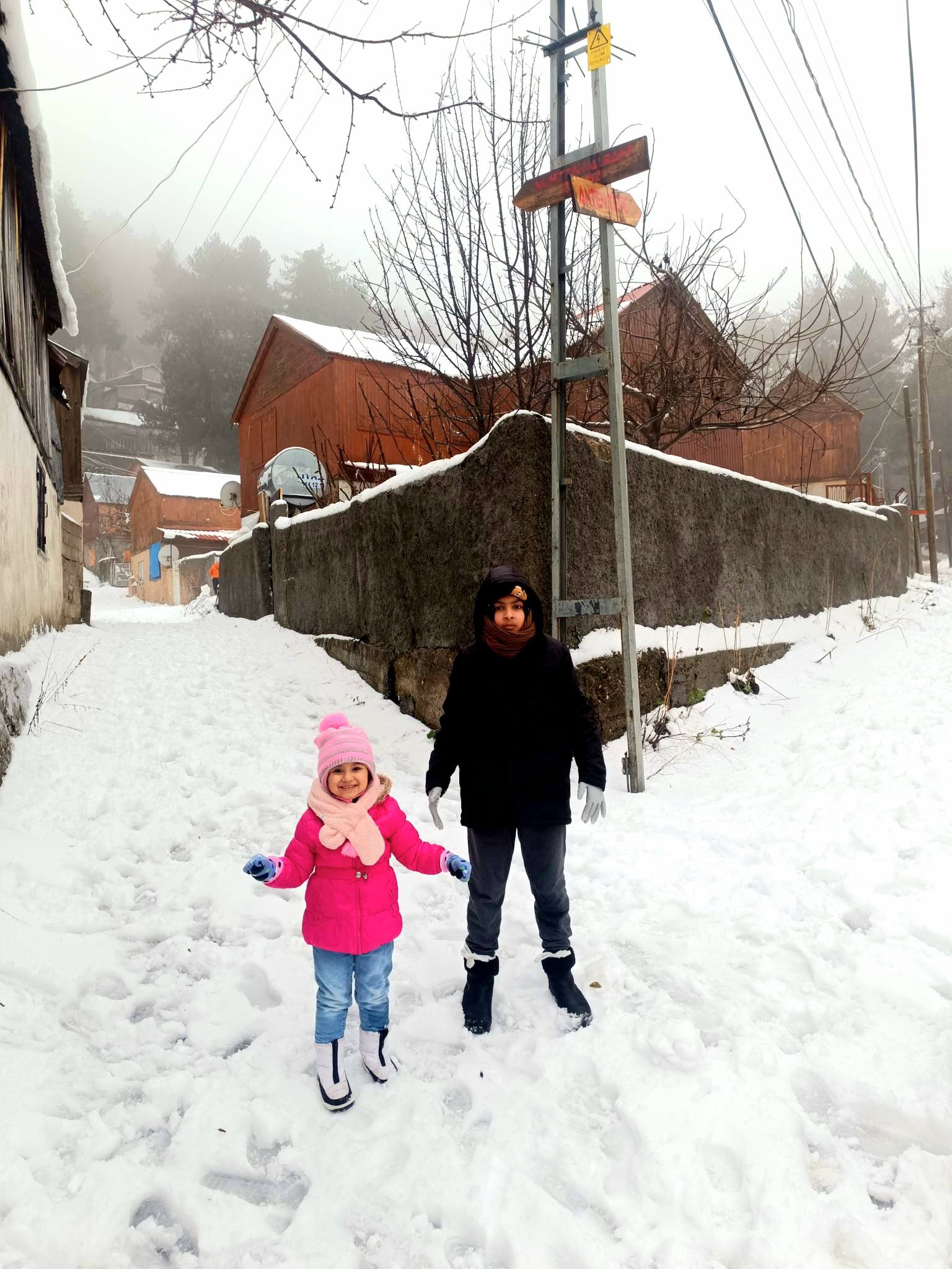 Zorkun Yaylası’nda Yörükler Mahallesi Beyaza Büründü1