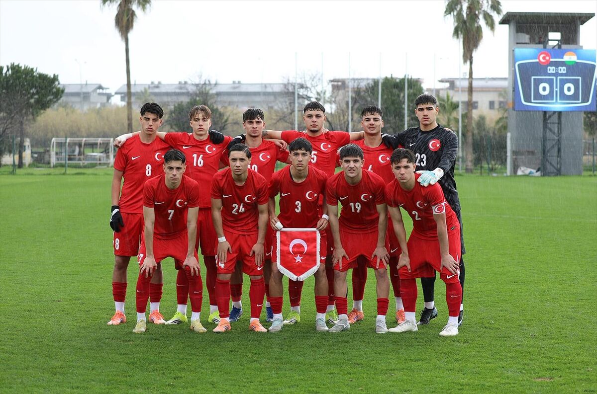 17 Yaş Altı Milli Futbol Takımı, Hazırlık Maçında Hindistan'ı 1 Yendi