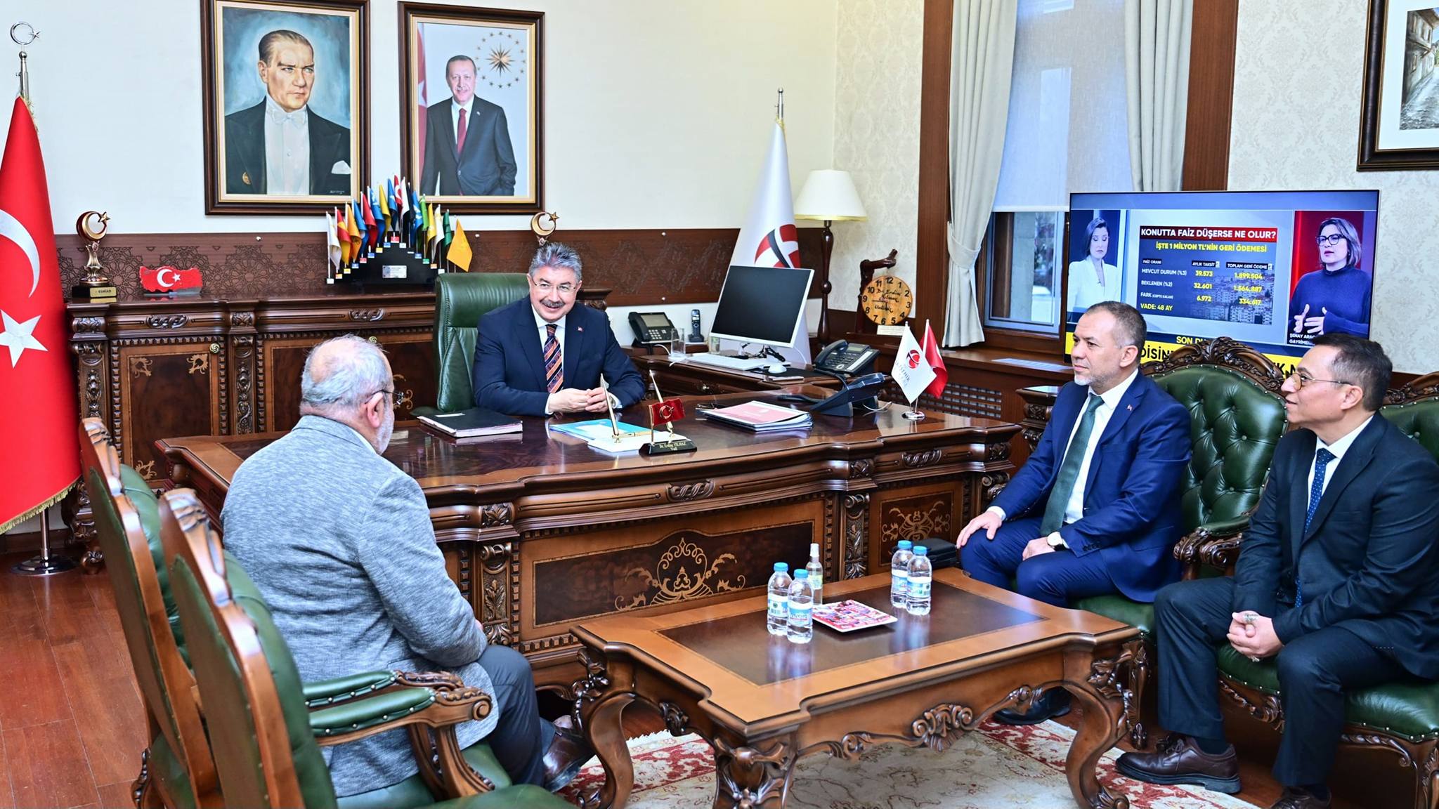 Eskişehir Valisi Dr. Erdinç Yılmaz Esi̇mder Heyetini Kabul Etti4