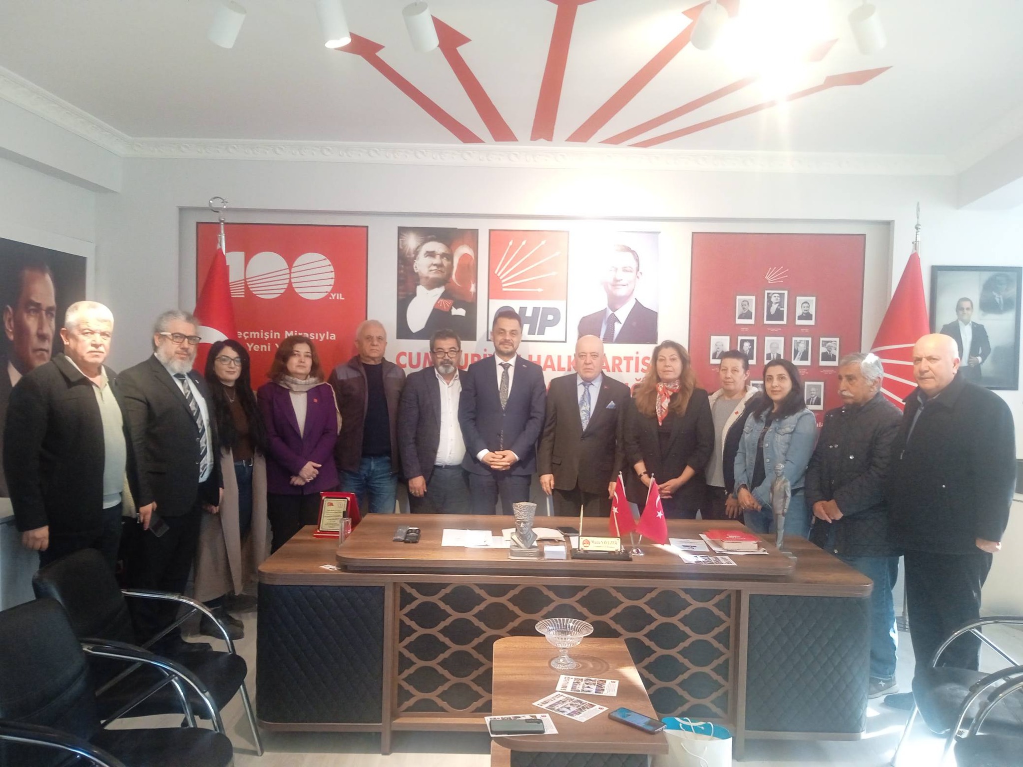 Federasyon Başkanı Koç’tan Chp Osmaniye’ye Ziyaret (3)