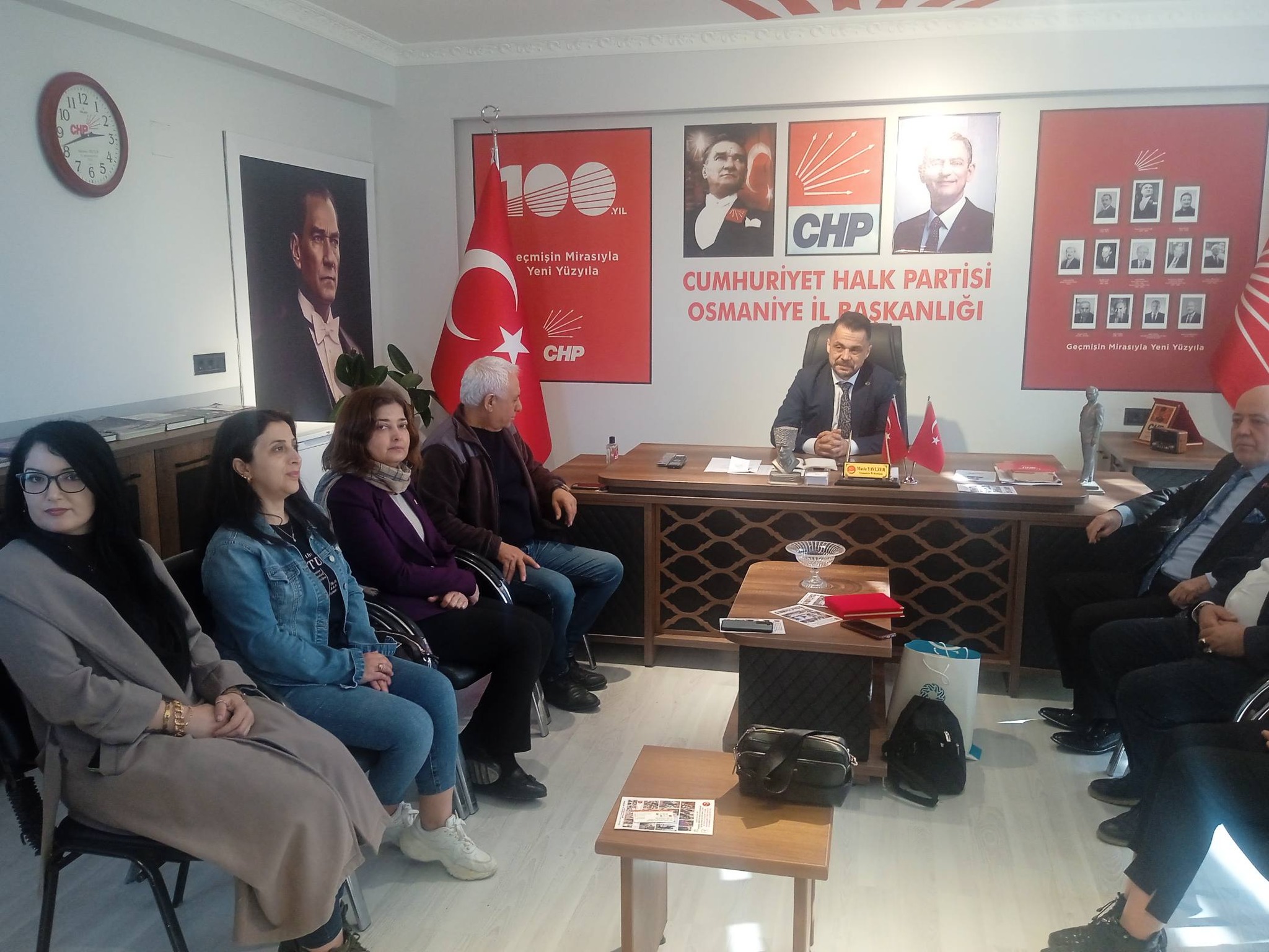 Federasyon Başkanı Koç’tan Chp Osmaniye’ye Ziyaret (4)