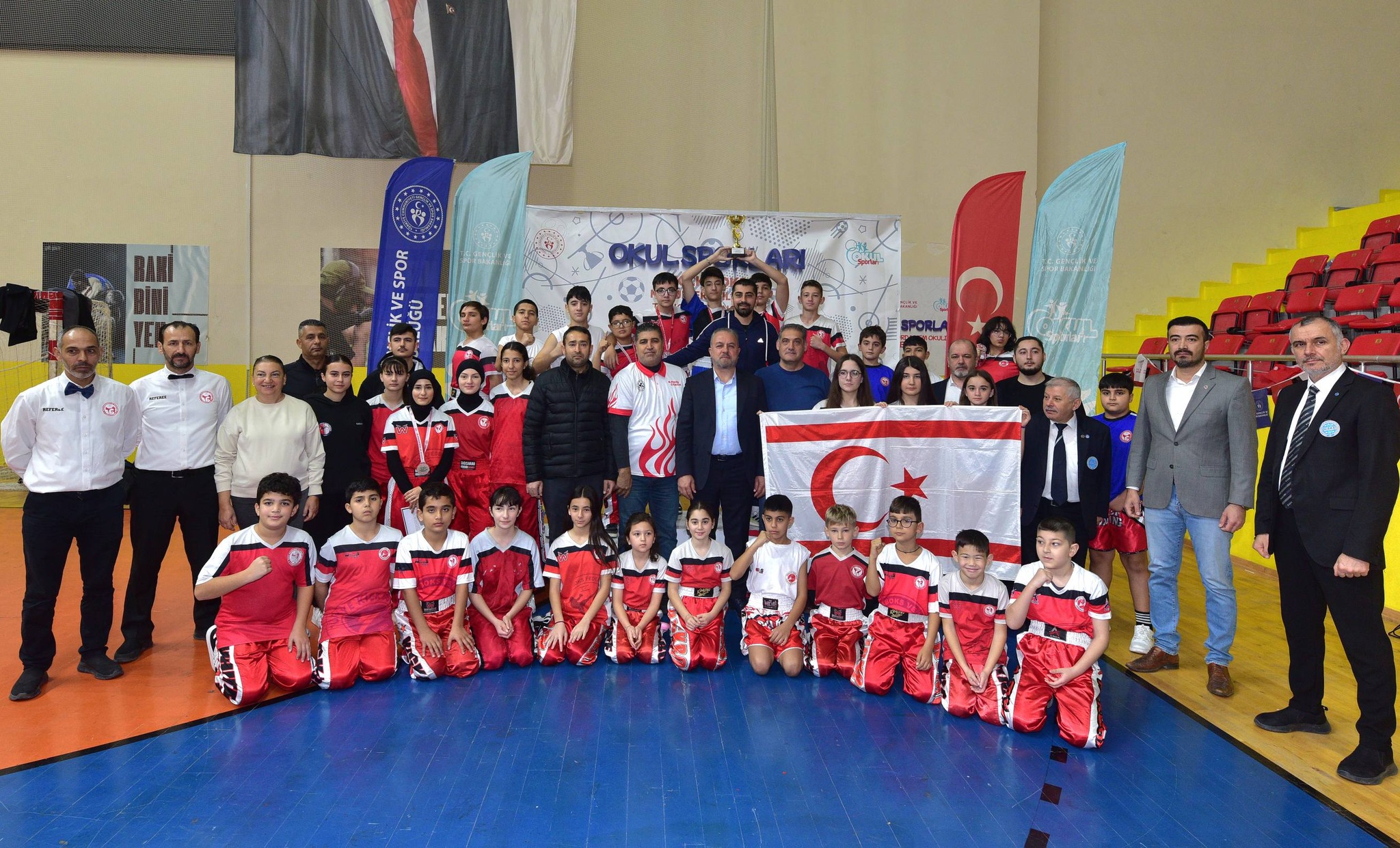 Osmaniye Okul Sporları Kick Boks Şampiyonası Sona Erdi M10