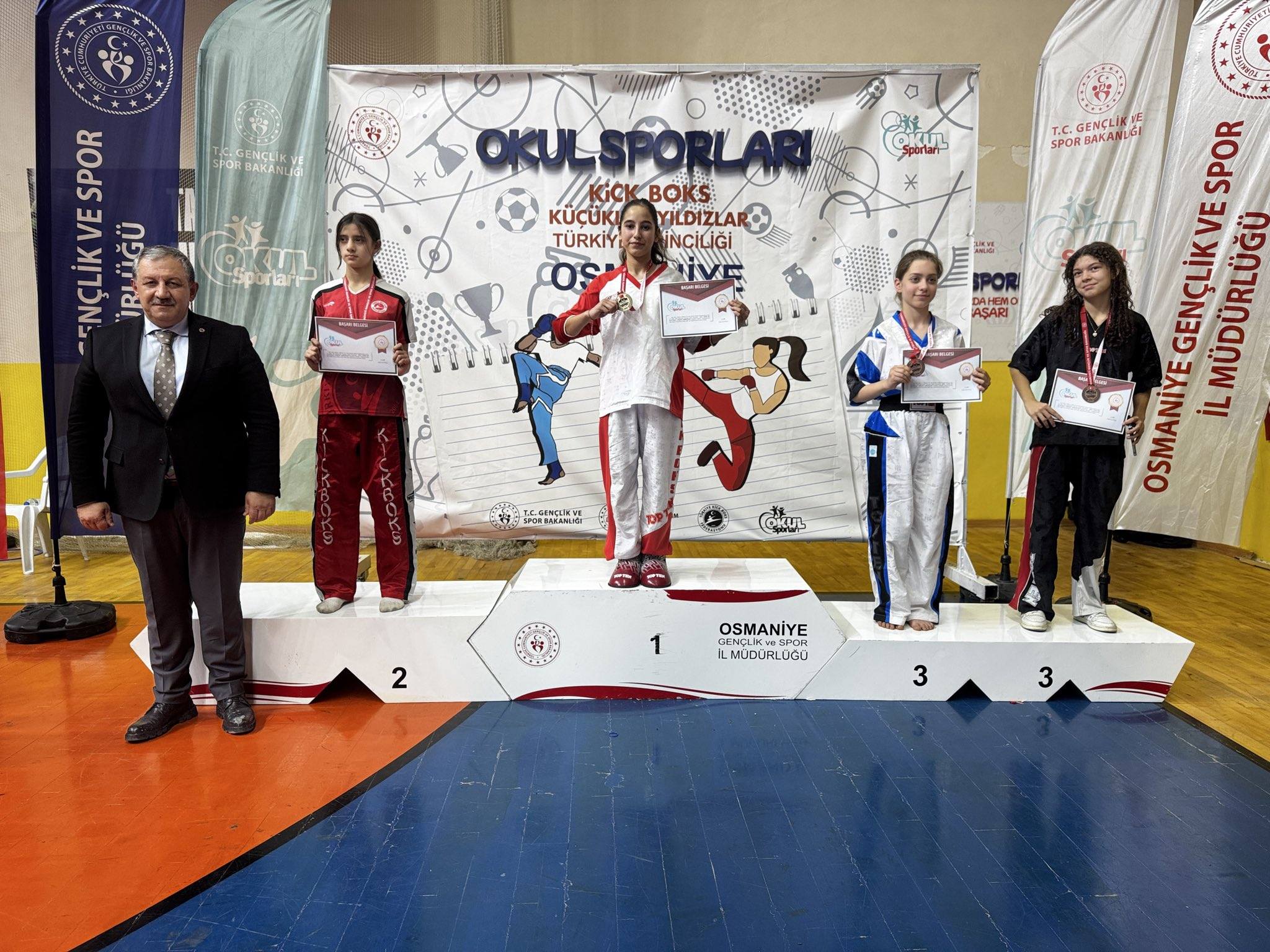 Osmaniye Okul Sporları Kick Boks Şampiyonası Sona Erdi Mi5