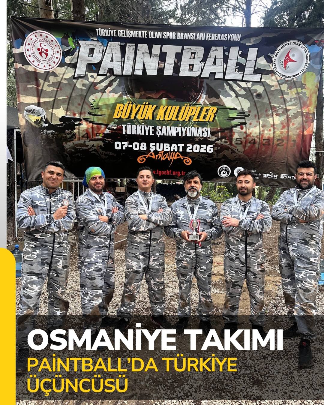 Osmaniye Paintball’da Türkiye Üçüncüsü (2)