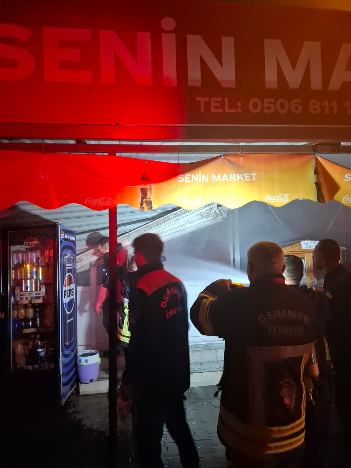 Osmaniye’de Market Yangını (3)