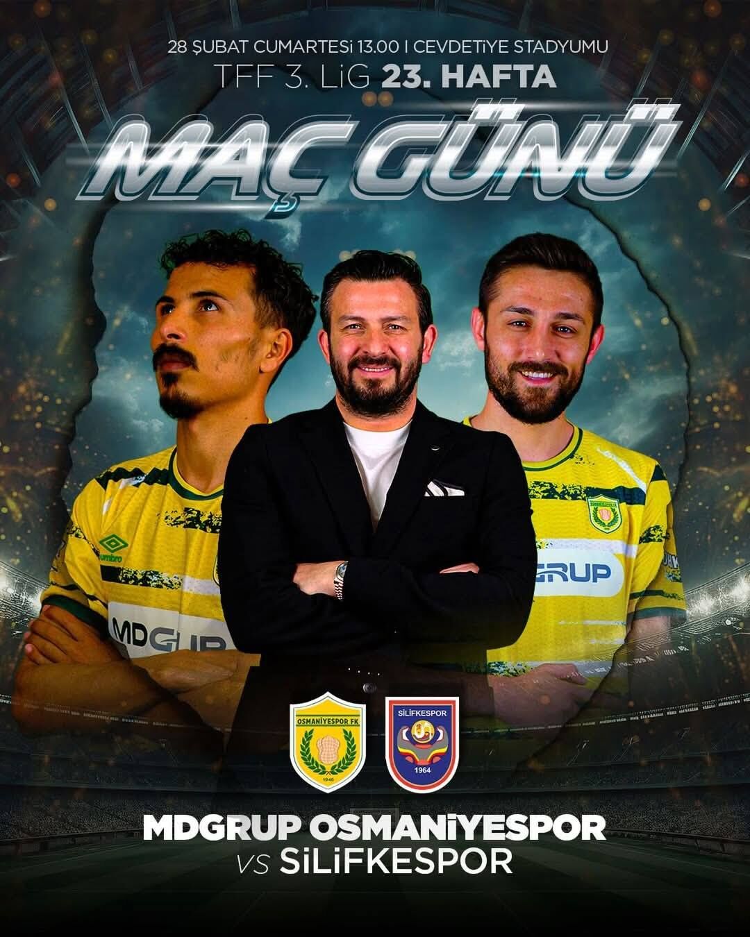 Osmaniyespor, Silifke Belediyespor’u Konuk Ediyor (1)