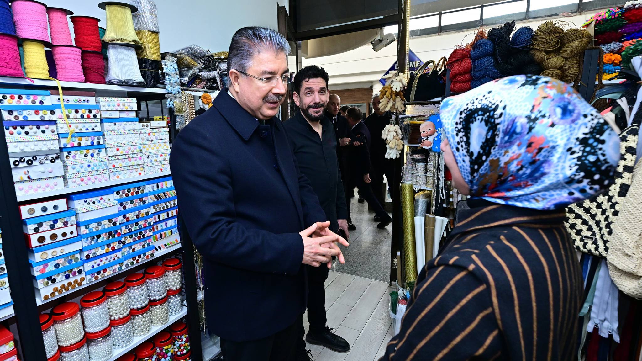 Vali Erdinç Yılmaz Taşbaşı Esnafını Ziyaret Etti7