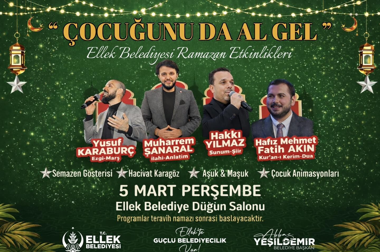 Başkan Yeşildemir’den Ramazan Daveti