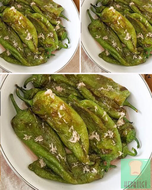 Bayram Sofralarına Sirkeli Biber Kızartması