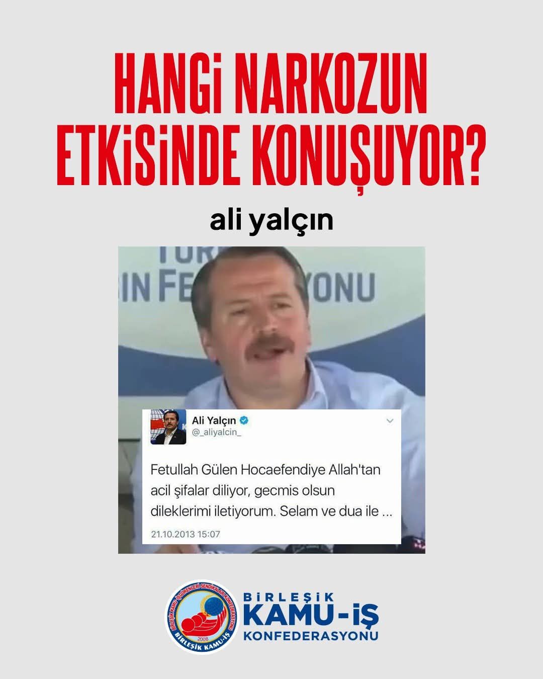 Birleşik Kamu İş’ten Ali Yalçın’a Sert Tepki