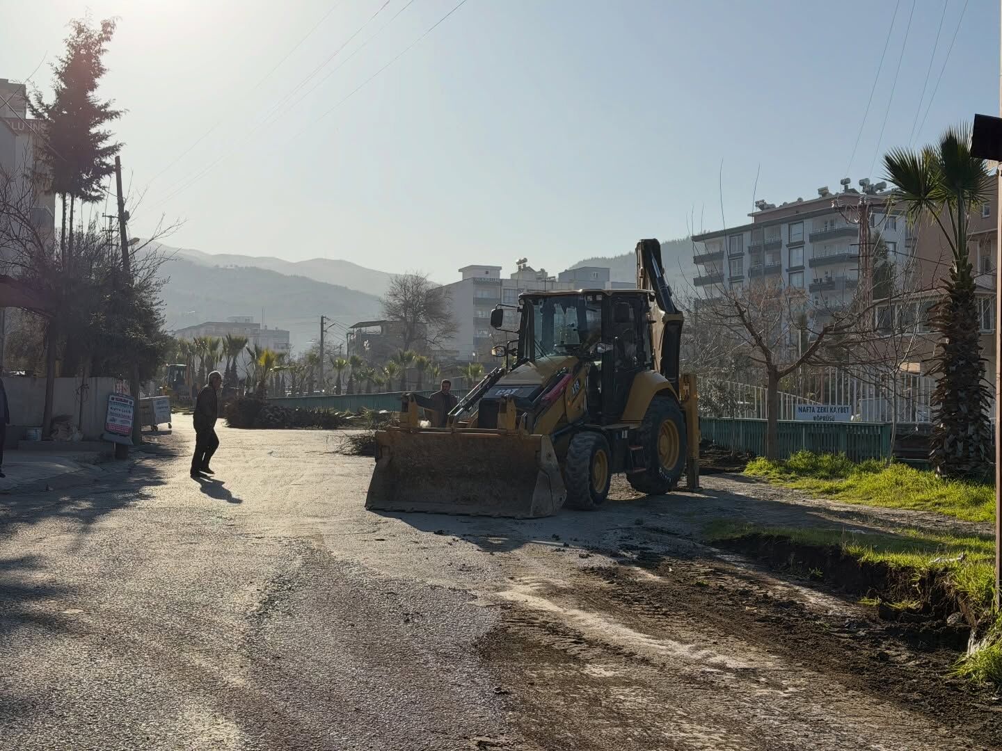 Düziçi’nde Şehit Ali Rıza Şehitoğlu Caddesi Yenileniyor (1)
