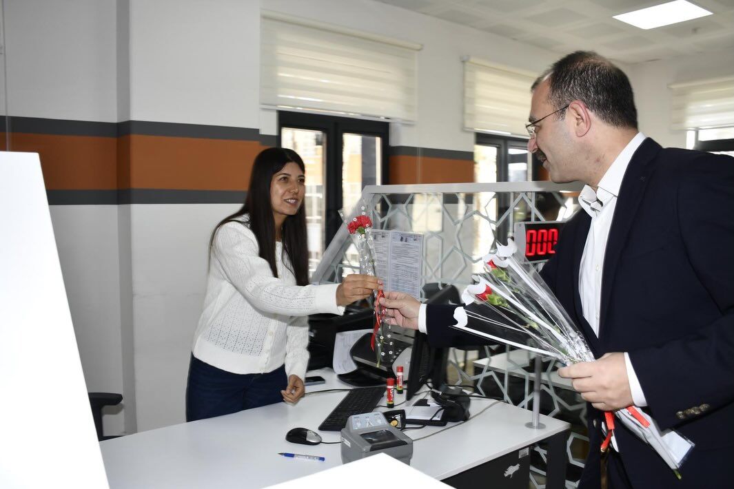 Kaymakam Dolu’dan Kadın Personele Ziyaret (2)