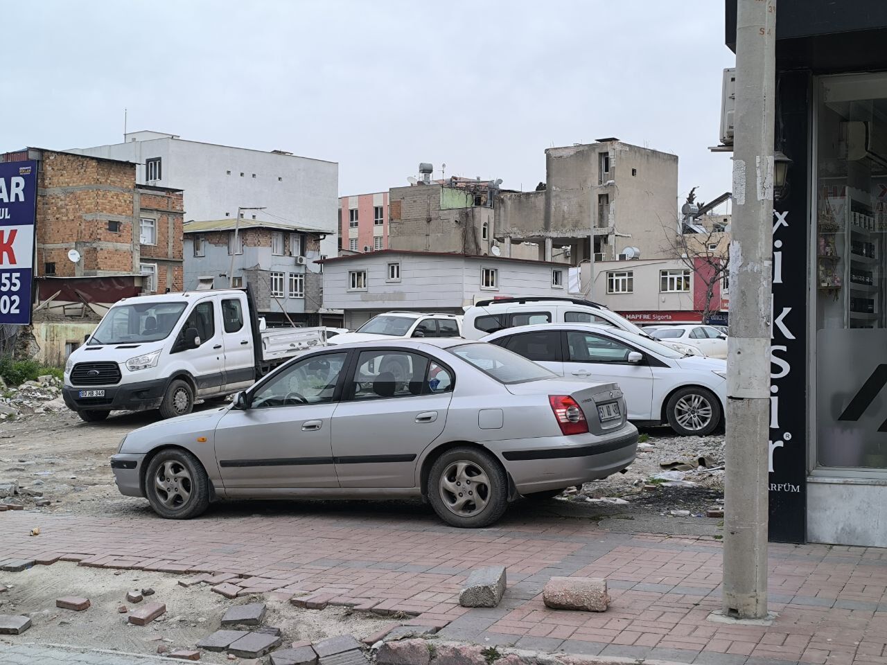 Osmaniye'de Yıkım Alanları Otoparka Dönüştü (1)
