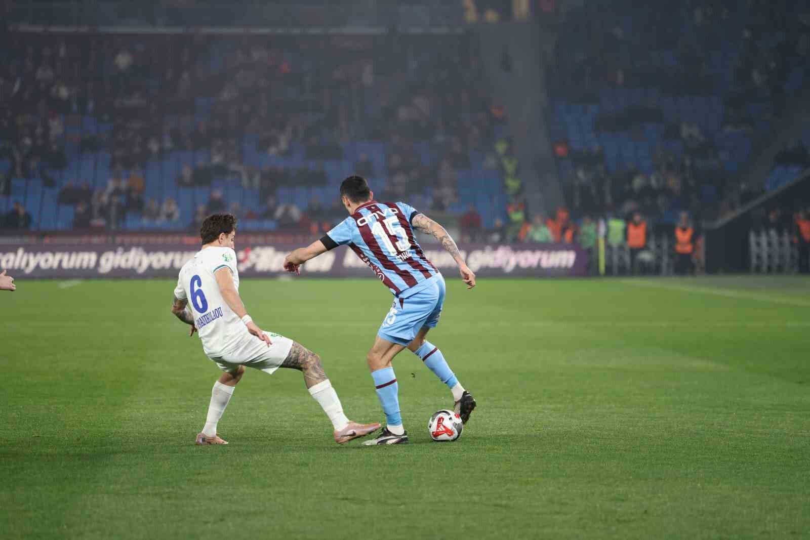 Trendyol Süper Lig: Trabzonspor: Çaykur Rizespor: (İlk Yarı)