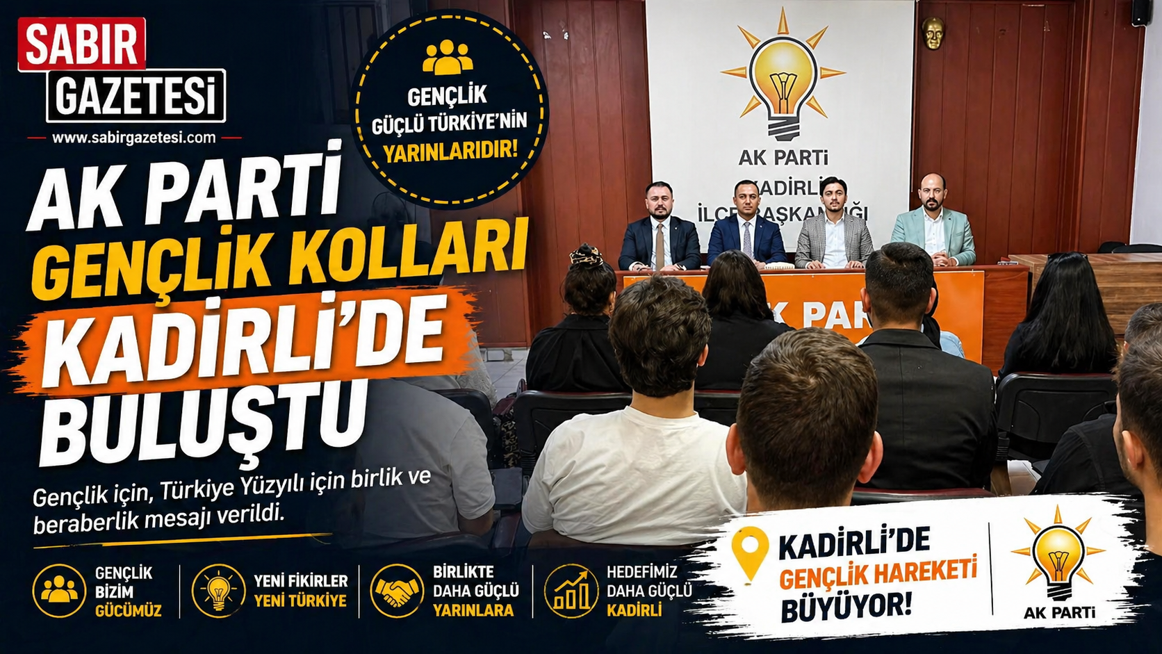 AK Parti Gençlik Kolları Kadirli’de Buluştu