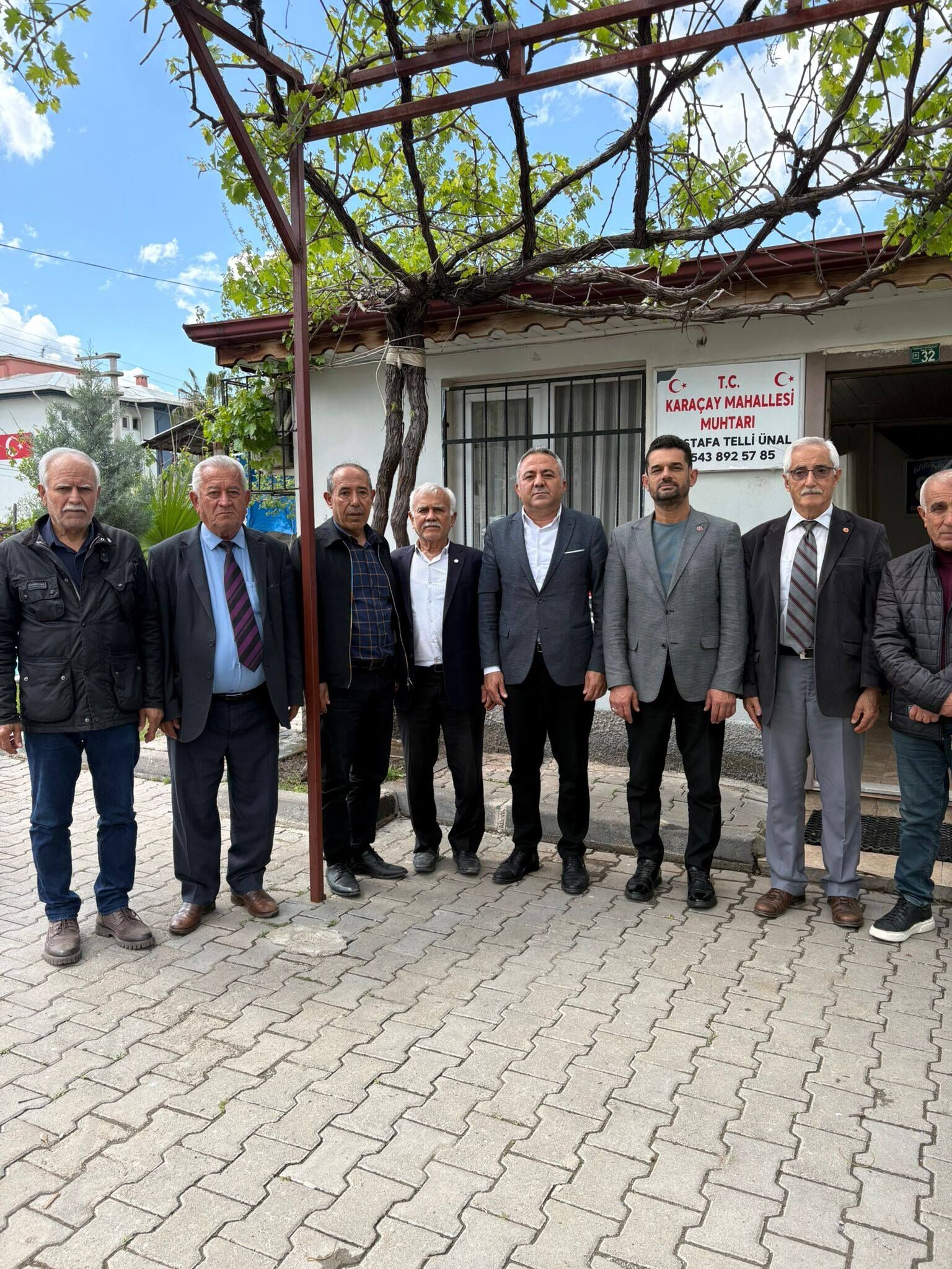 Başkan Kılıç Ve Teşkilattan Muhtar Ünal’a Ziyaret (1)