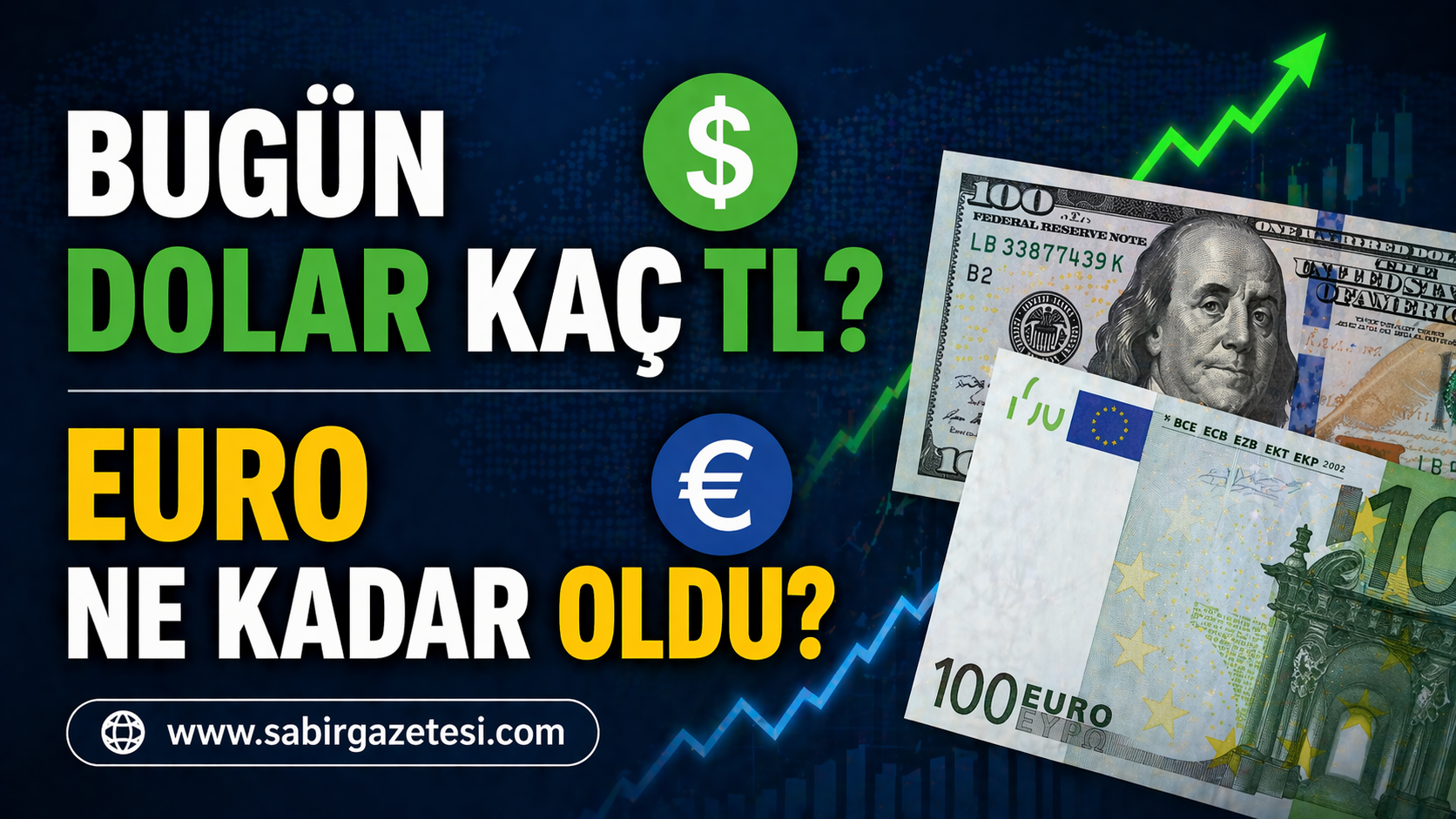 Bugün Dolar Kaç TL? Euro Ne Kadar Oldu?