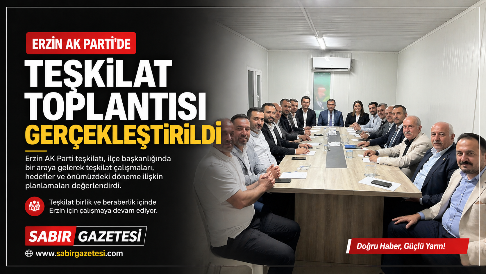 Erzin AK Parti’de Teşkilat Toplantısı Gerçekleştirildi