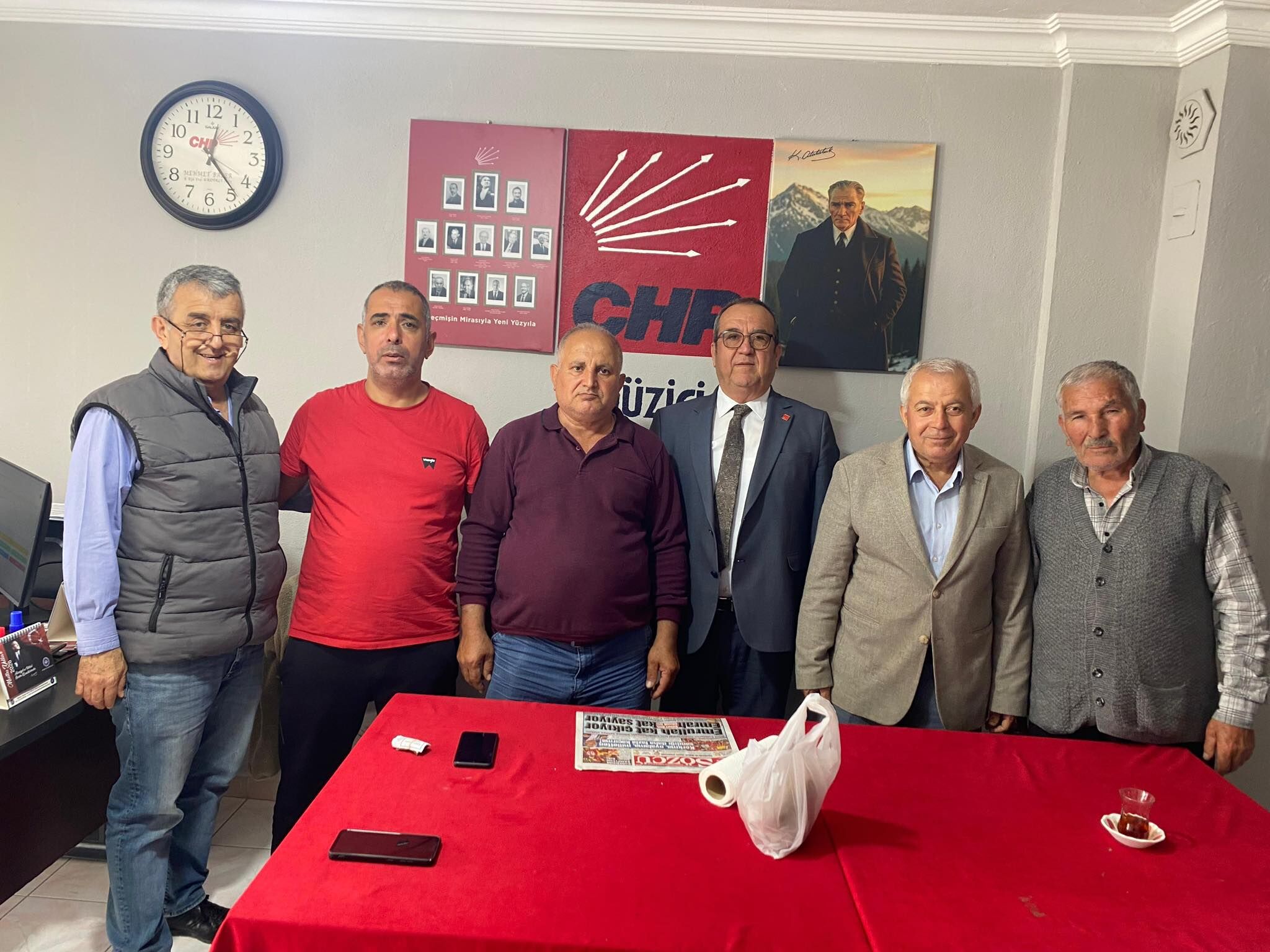 Chp Düziçi İlçe Başkanlığı’na Anlamlı Ziyaret-1