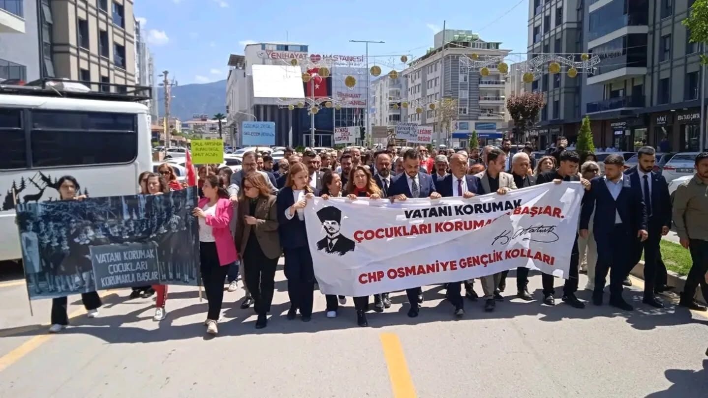 Chp Osmaniye’den Anlamlı Yürüyüş “Okullarda Şiddete Hayır” (2)
