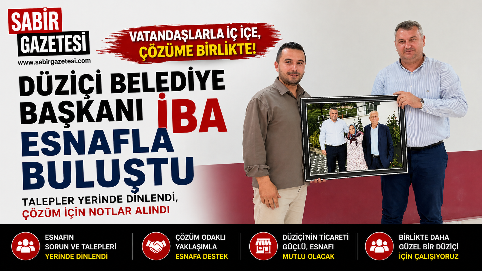 Düziçi Belediye Başkanı İba Esnafla Buluştu