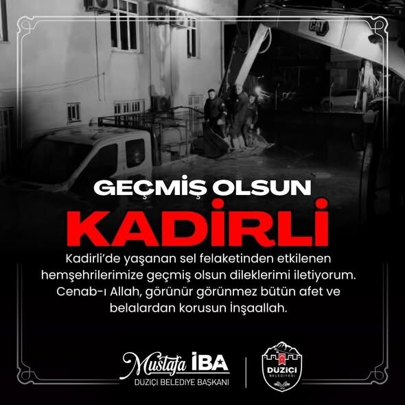 Düziçi Belediyesi Kadirli’ye Yardım Gönderdi (1)