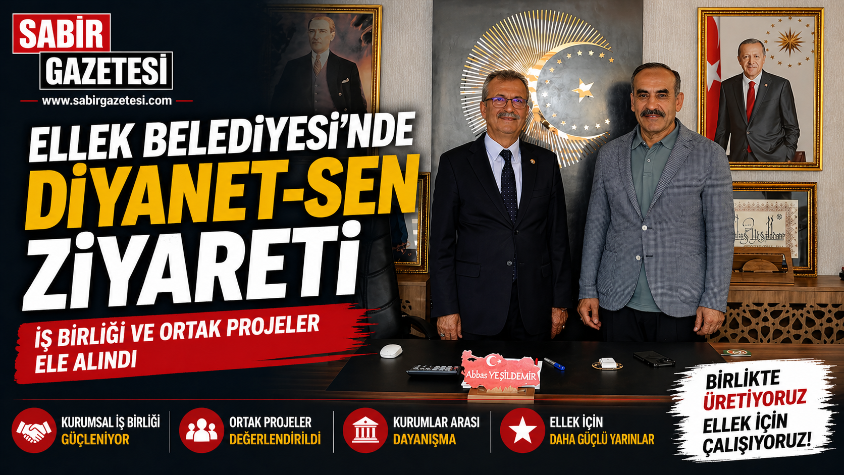 Ellek Belediyesi’nde Diyanet-Sen Ziyareti