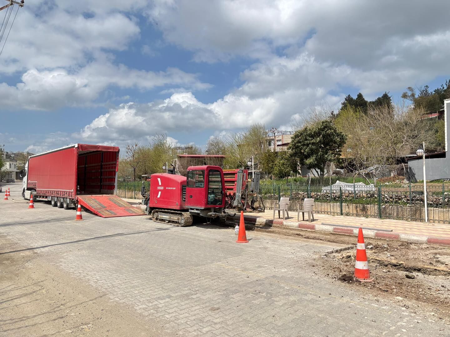 Ellek’te Doğalgaz Çalışmaları Hız Kesmeden Sürüyor