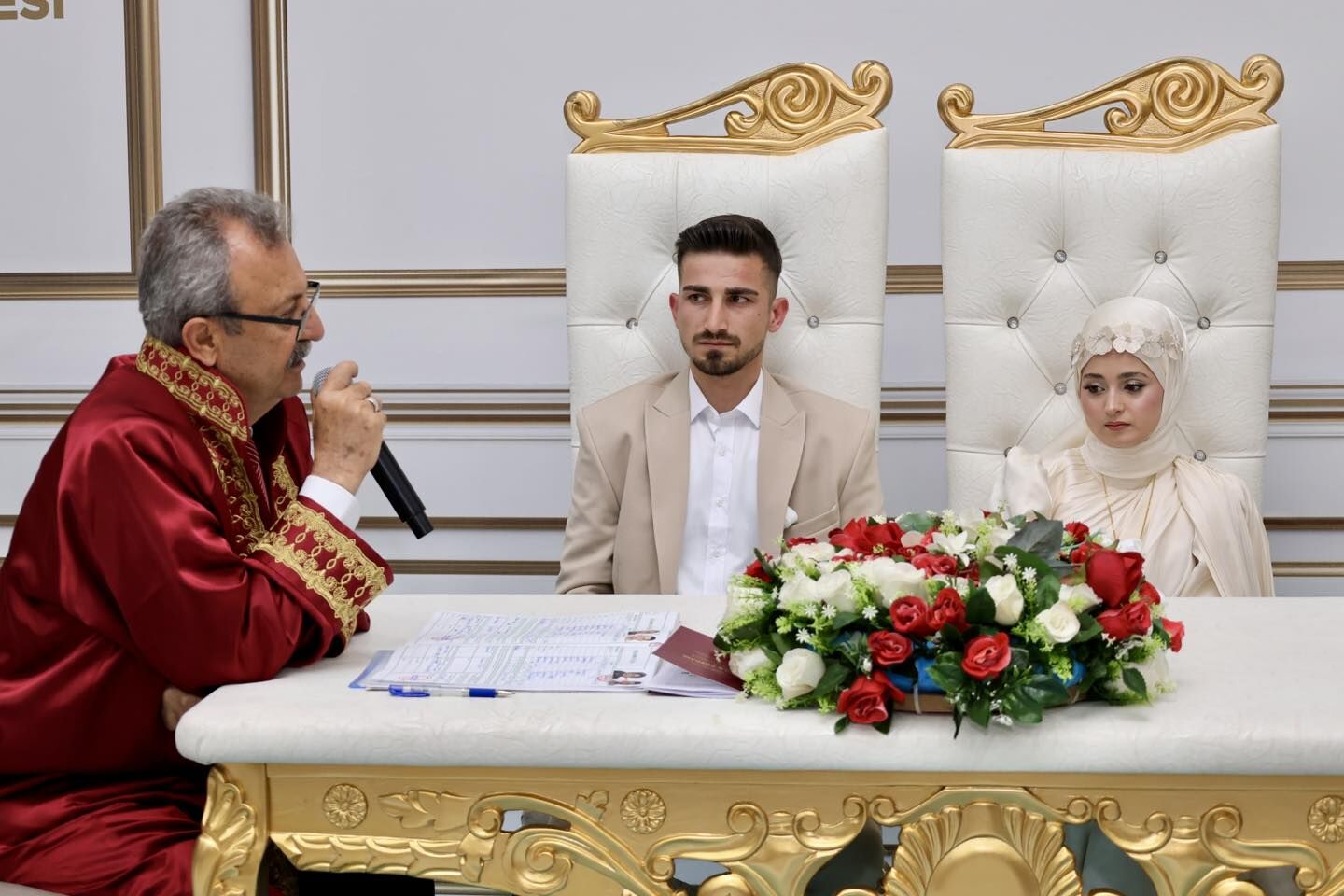 Ellek’te Nikah Sevinci Belediye Başkanından Nikah Töreni (1)