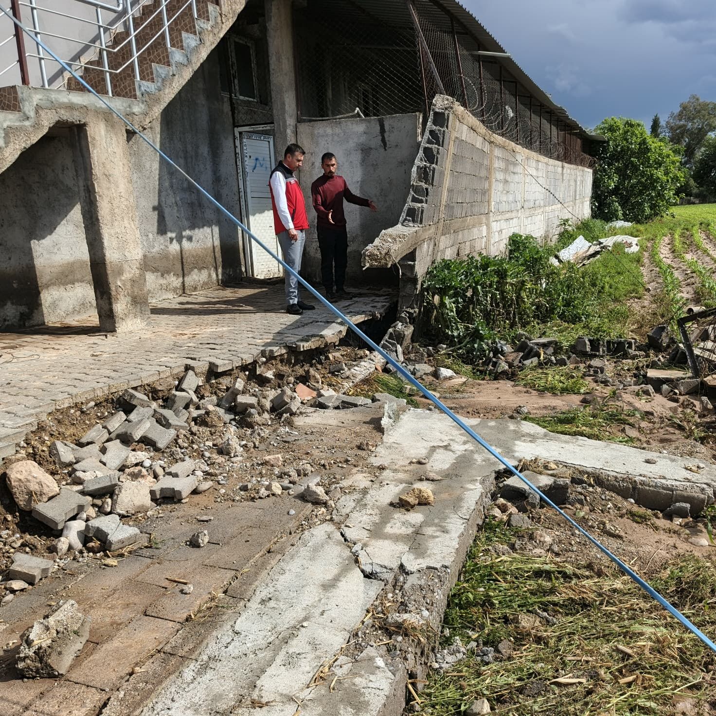 Hemite Köyü’nde Sel Hasarı Tespit Ediliyor (5)