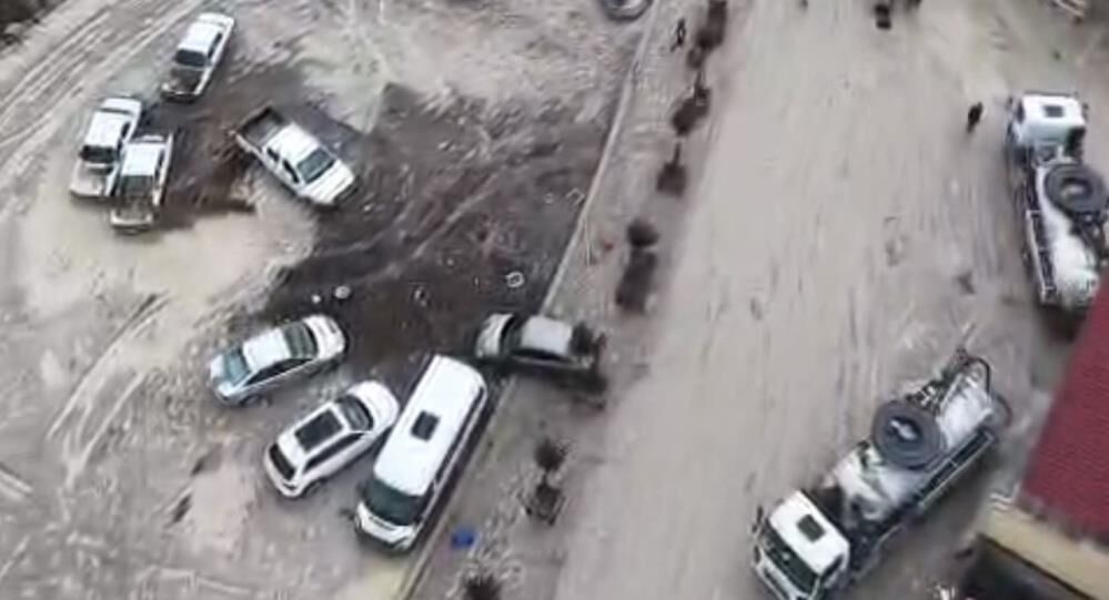 Kadirli’de Sel Felaketi Havadan Görüntülendi (1)