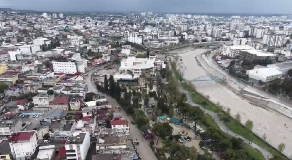 Kadirli’de Sel Felaketi Havadan Görüntülendi (2)