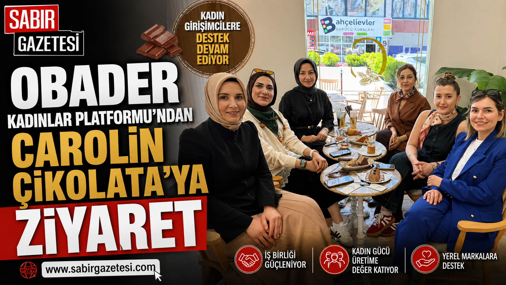 OBADER Kadınlar Platformu’ndan Carolin Çikolata’ya Ziyaret