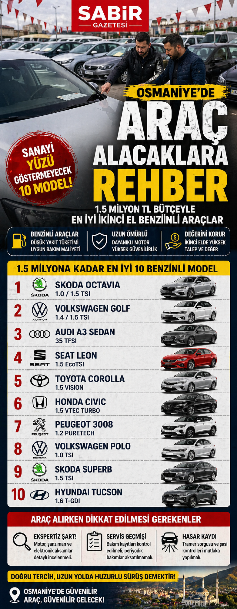 Osmaniye’de Araç Alacaklara Rehber