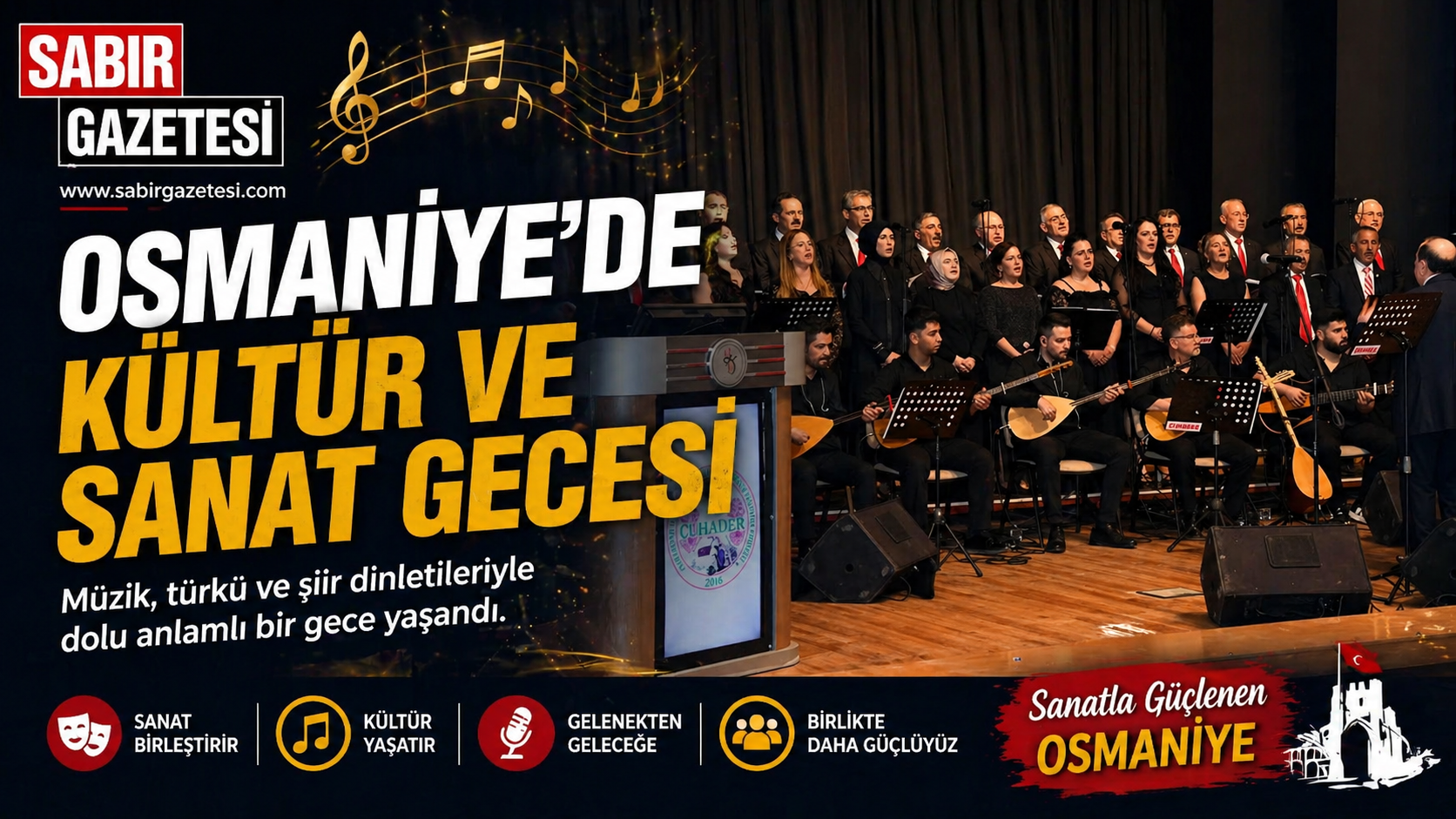 Osmaniye’de Kültür ve Sanat Gecesi