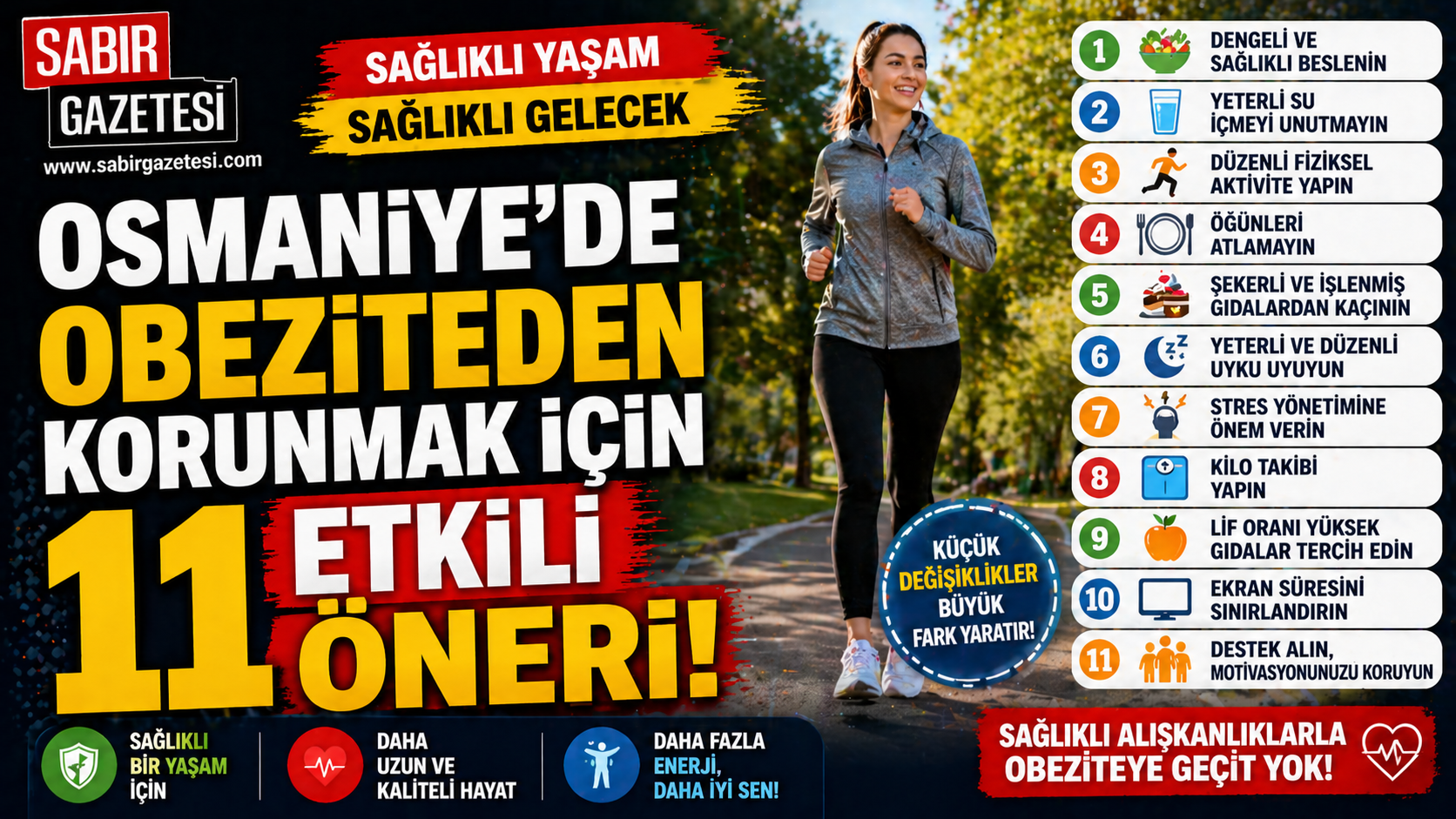 Osmaniye’de Obeziteden Korunmak İçin 11 Etkili Öneri