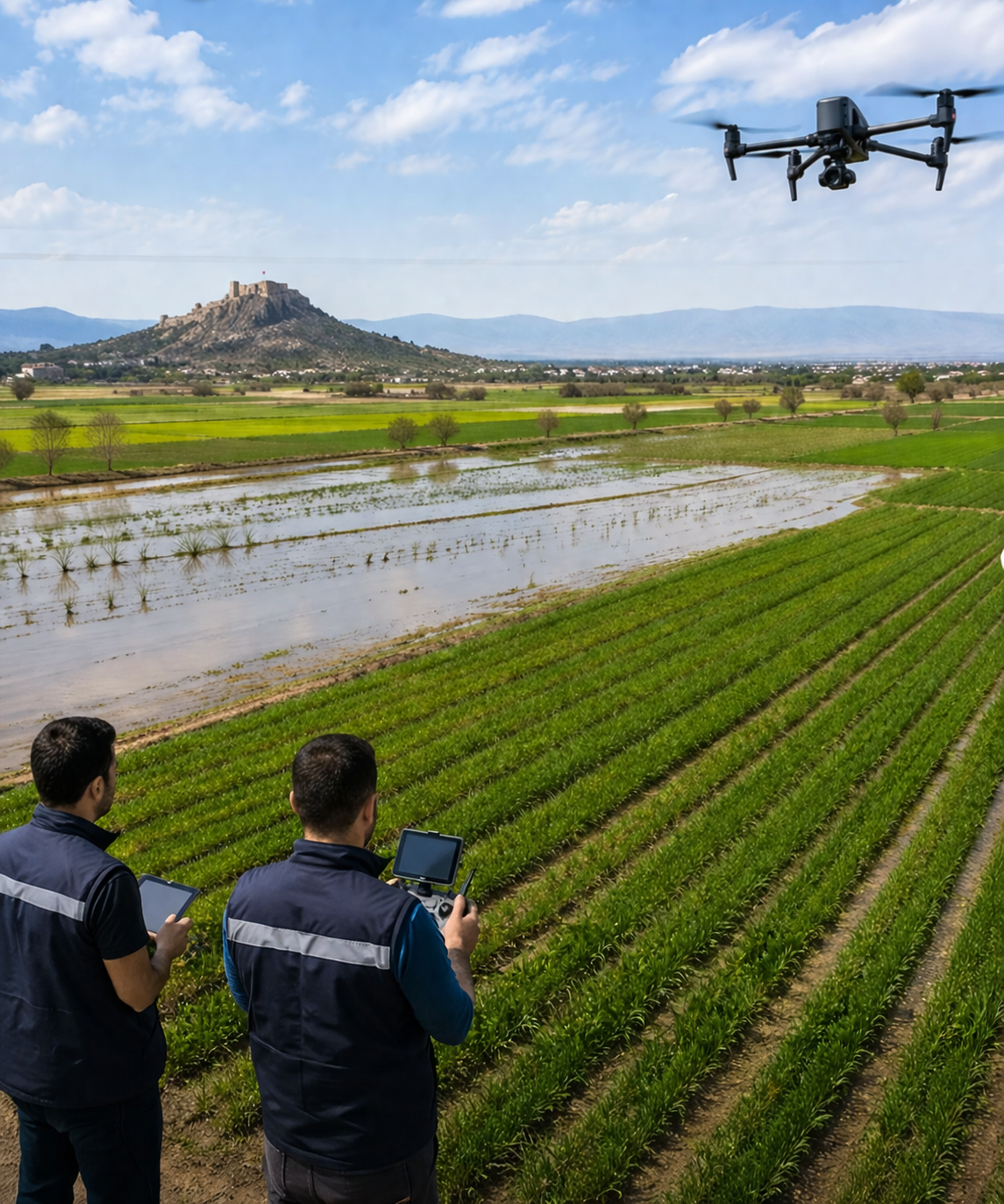 Osmaniye’de Su Basan Tarım Arazileri İncelendi