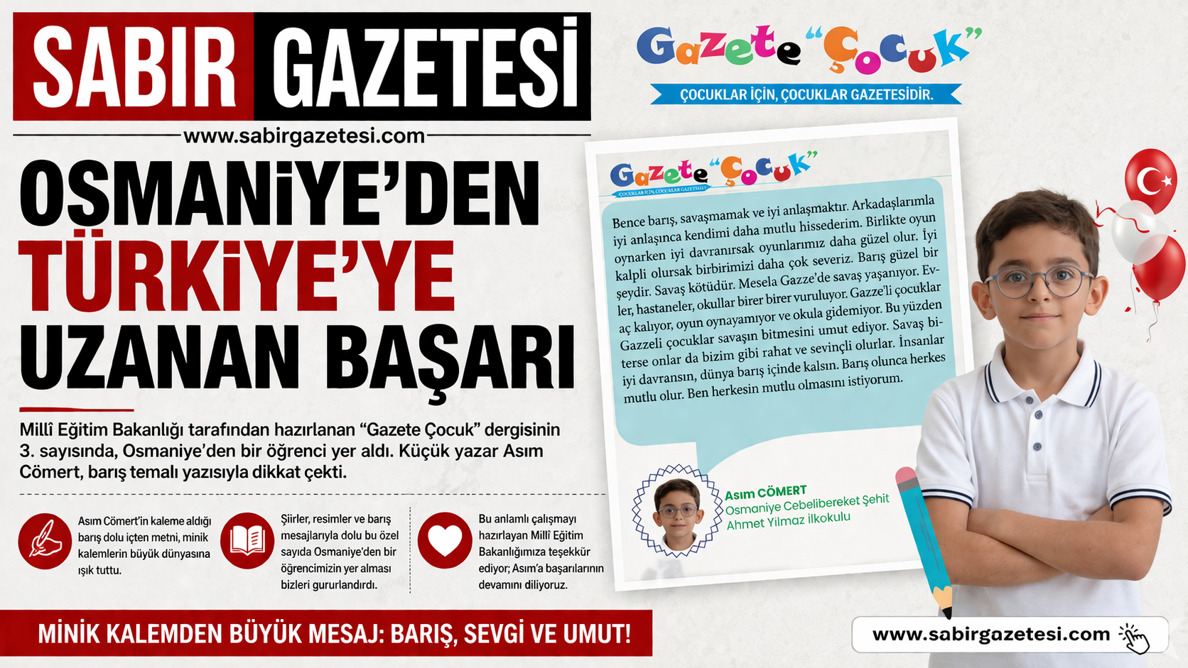 Osmaniye’den Türkiye’ye Uzanan Başarı