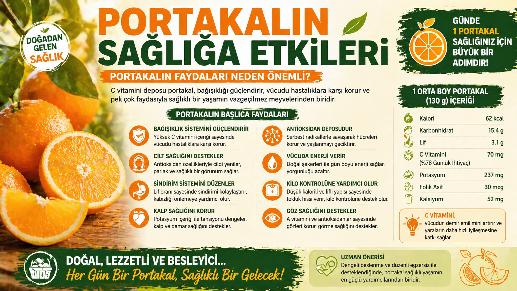 Portakalın Faydaları Neden Önemli?