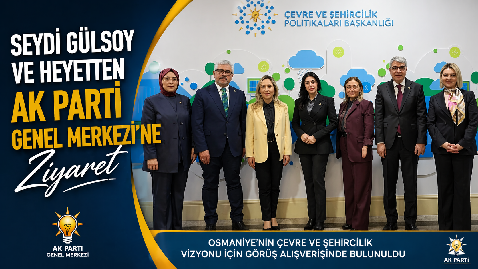 Seydi Gülsoy ve Heyetten AK Parti Genel Merkezi’ne Ziyaret