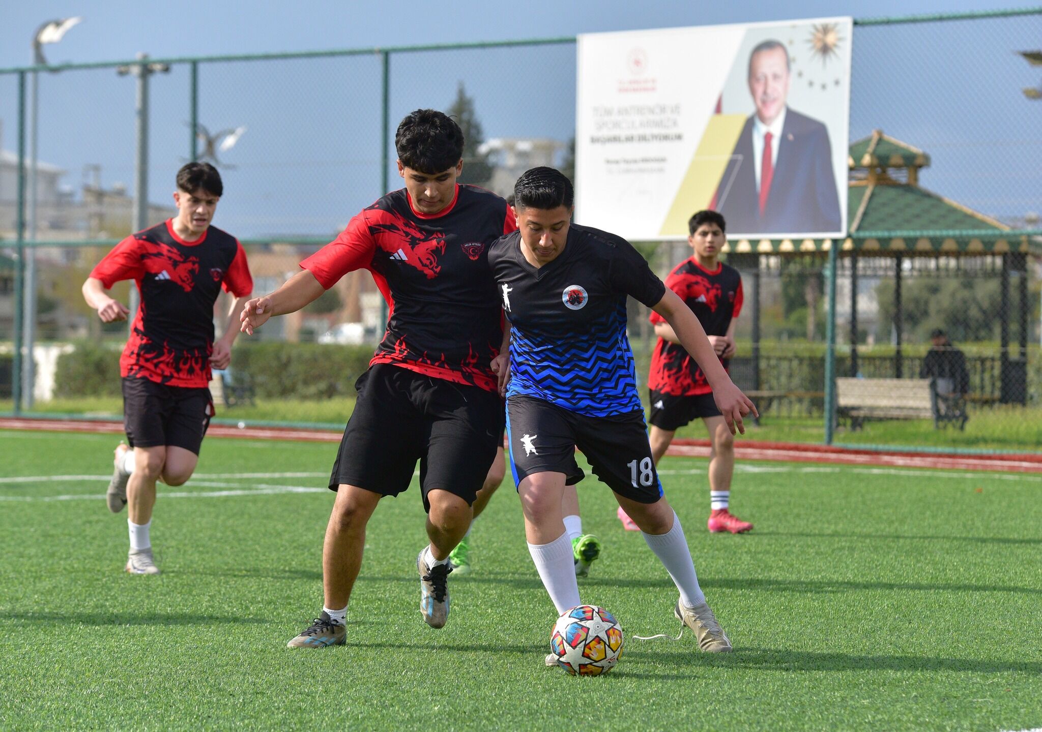 Sokaklar Bizim, Gelecek Güvende 5X5 Futbol Turnuvası Başladı (3)